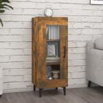 vidaXL Servantă, stejar fumuriu, 34, 5x34x90 cm, lemn compozit (817429) Comoda