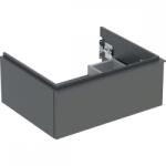 Geberit iCon alsó szekrény mosdóhoz, egy fiókkal, 59.2x24.7x47.6cm, láva/matt bevonat , láva/matt porbevonatos 502.310. JK. 1 (502.310.JK.1)