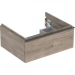 Geberit iCon alsó szekrény mosdóhoz, egy fiókkal, 59.2x24.7x47.6cm, hikoridió/melamin faszerkezet, láva/matt porbevonatos 502.310. JR. 1 (502.310.JR.1)