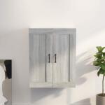 vidaXL Dulap de perete suspendat, gri sonoma, 69, 5x32, 5x90 cm (817397) Comoda