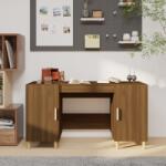 vidaXL Birou, stejar maro, 140x50x75 cm, lemn compozit (817551)