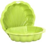 vidaXL Gropi de nisip, 2 buc. , verde, 77x87x21 cm, plastic (317738)