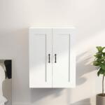vidaXL Dulap de perete suspendat, alb, 69, 5x32, 5x90 cm (812303) Comoda