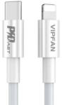 Vipfan Cablu Vipfan P01 USB-C pentru Lightning, 3A, PD, 1m (alb)