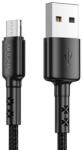 Vipfan Cablu USB la Micro USB Vipfan X02, 3A, 1, 8 m (negru)