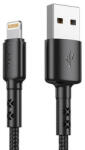 Vipfan Cablu USB la Lightning Vipfan X02, 3A, 1, 2 m (negru)