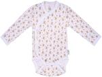 Bio Baby Боди Bio Baby - органичен памук, 74 cm, 6-9 месеца, бежово-бяло (97220111) - ozone