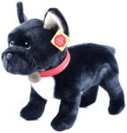 Rappa Buldog francez Rappa, din pluș, cu zgardă, 30 cm