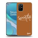 Picasee Husă neagră din silicon pentru OnePlus 8T - Sweater weather