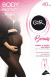 Gatta Чорапогащи за бременни в черен цвят body protect - 40 deneh-65178-nero - Черен, размер 4-l
