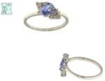  Inele din Argint 925 - Tanzanit - Diametru 17, 5 mm - Oval Fatetat - 8-20x22 mm