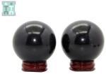  Sfera din Turmalina Neagra Minerala Naturala - 59-61 x 59-61 mm - 1 Buc