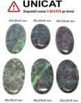  Cabochon Rubin in Kyanit Natural - Oval - 35-46 x 22-25 x 4-6 mm - 1 Buc