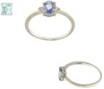  Inele din Argint 925 - Tanzanit - Diametru 18 mm - Oval Fatetat - 7x21x22 mm