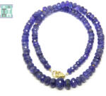  Colier Tanzanit Natural Disc Fatetat 3-7 x 5-9 mm - Accesorii de Gold Filled