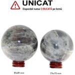  Sfera Labradorit Minerala Naturala - 73-81 x 73-81 mm - 1 Buc