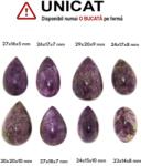  Cabochon din Stichtit Natural - Picatura 23-30 x 14-20 x 5-10 mm - 1 Buc