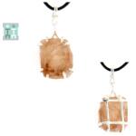  Pandantiv Topaz Imperial Natural Neregulat cu Argint 925 - 33x14x9 mm