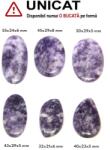  Cabochon Lepidolit Natural - Oval - Neregualt - 32-55 x 21-29 x 4-8 mm - 1 Buc
