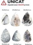  Cabochon Opal Dendritic Natural - Patrat - Oval - Picatura - 20-28x13-18x5-7 mm - 1 Buc