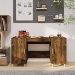 vidaXL Birou, stejar fumuriu, 140x50x75 cm, lemn compozit (817549)