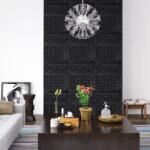 vidaXL Tapet de perete autocolant, model cărămizi 3D, 10 buc. , negru (150724) - vidaxl