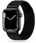 Utángyártott iKi Apple Watch 45mm / 44mm / 42mm / Ultra 49mm Alpesi szövet szíj - fekete
