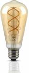 V-TAC 4.8W borostyán E27 filament ST64 LED égő, 1800K - SKU 217218 (217218)