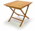 divero Masă de grădină din lemn DIVERO, lemn de tec, 80 x 80 cm (GL05546)