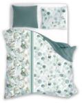  Trendy pamut ágyneműhuzat, Zöld virágos, 2 részes