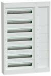  Schneider Electric PrismaSeT S LVSSD724 fém maszkolt szekrény 168 modul 7 sor, kábelvezető csatornával, falon kívüli, IP30 (IP41 ajtóval, külön rendelhető), védőföld és nulla sínnel - Méretek : 1258x8