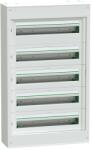  Schneider Electric PrismaSeT S LVSST524 fém maszkolt szekrény 120 modul 5 sor, falon kívüli, IP30 (IP41 ajtóval, külön rendelhető), védőföld és nulla sínnel - Méretek : 958x507x191mm (LVSST524)
