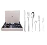 Inoxriv Set tacam Ottocento, Inoxriv, 72 piese, cutie lemn (66111072) Tacam