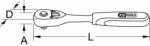 KS TOOLS Cheie cu clichet KS TOOLS 935.1490 (935.1490)