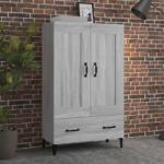 vidaXL Dulap înalt, gri sonoma, 70x31x115 cm, lemn compozit (817487) Comoda