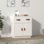 vidaXL Servantă, alb, 65, 5x40x75 cm, lemn masiv de pin (820128) Comoda