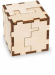 EWA Set constructie mini cu mecanism Puzzle 3D JIGSAW CUBE-3D din lemn 24 piese @ EWA EduKinder World Puzzle