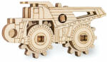 EWA Set constructie mini cu mecanism Puzzle 3D EWICK: BELAZ din lemn 10 piese @ EWA EduKinder World Puzzle
