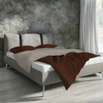  Egyszínű kétszemélyes ágyneműhuzat, Csokoládé (200x220 + 2 db 70x80 cm)