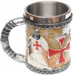 Tole 10 Imperial Cana Medievala Knight Templar 11.5cm 400ml decorat 360grade Tole 10 Imperial 39151