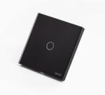 Tosyco Întrerupător simplu cu touch (tactil) din sticlă [CLONE] (TOS-C1G1W-ECO-B)