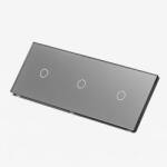 Tosyco Întrerupător simplu cu touch (tactil) din sticlă [CLONE] [CLONE] (TOS-C1G1G1G-Y)