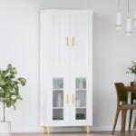 vidaXL Dulap înalt, alb, 69, 5x34x180 cm, lemn compozit (3114972) Comoda