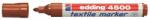 edding Textilmarker, 2-3 mm, kúpos, EDDING 4500, barna (TED4500B) (4-4500007)