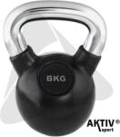 Trendy Sport Kettlebell Trendy fekete-króm 6 kg (6406) - aktivsport