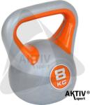 AktivSport kettlebell 8 kg műanyag bevonattal