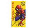 Pókember kéztörlő, arctörlő, törölköző - 35x65cm - Sárga