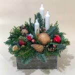 ImodFlowers Aranjament Craciun cu lumanari