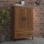 vidaXL Dulap înalt, stejar maro, 70x31x115 cm, lemn compozit (817488) Comoda