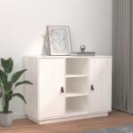 vidaXL Servantă, alb, 100x40x75 cm, lemn masiv de pin (820133) Comoda